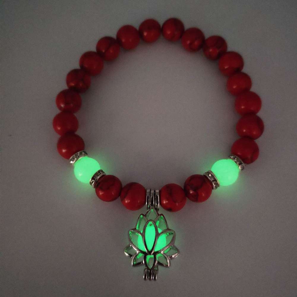 Energy Luminous Lotus Strand Bead Bracelet - Minihomy