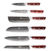 Damascus Six-piece Knife Set Chef's Special Knife