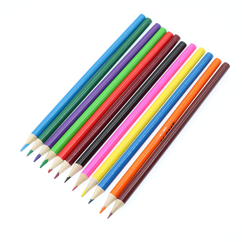 Children's 12-Color Wooden Colored Pencil - Minihomy