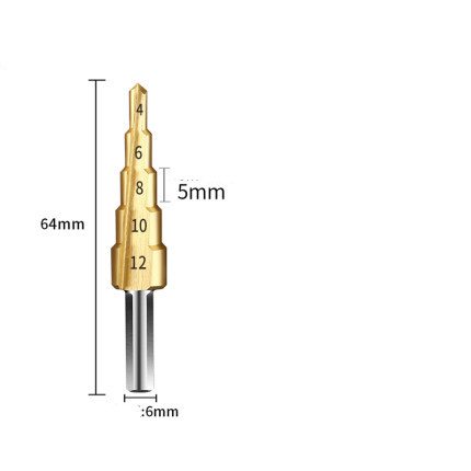 Pagoda drill bit universal metal reaming stainless steel special hole opener