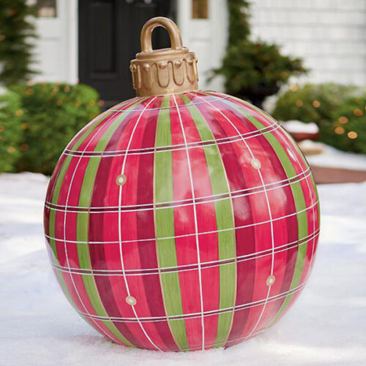 Christmas Ornament Ball Outdoor Inflatable Decorated Ball