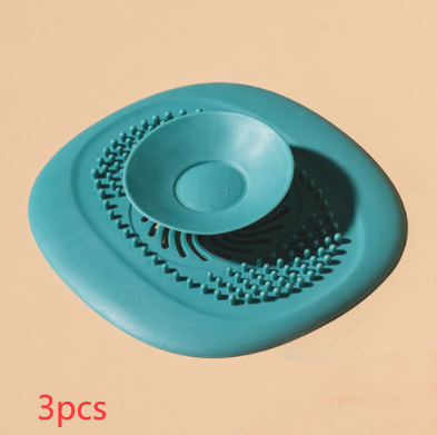 Bathroom Washbasin Drain Hair Catcher Kitchen Sewer Nausea Deodorant Cover Seal Insect-proof Sink Floor Drain Cover - Minihomy