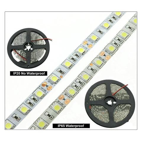 LED Light Strips Highlight 60 Light Beads Epoxy Waterproof Soft Strips - Minihomy