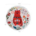 Cartoon Lucky Cat Round Plate Ceramic Color Dinner Plate Dish Plate Nordic Tableware