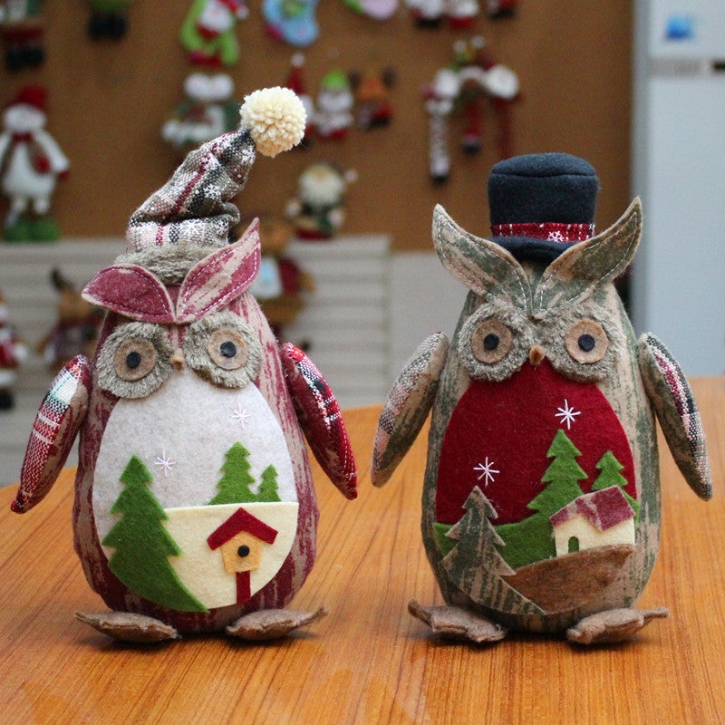 Christmas Doll Owl  Christmas Decorations - Minihomy