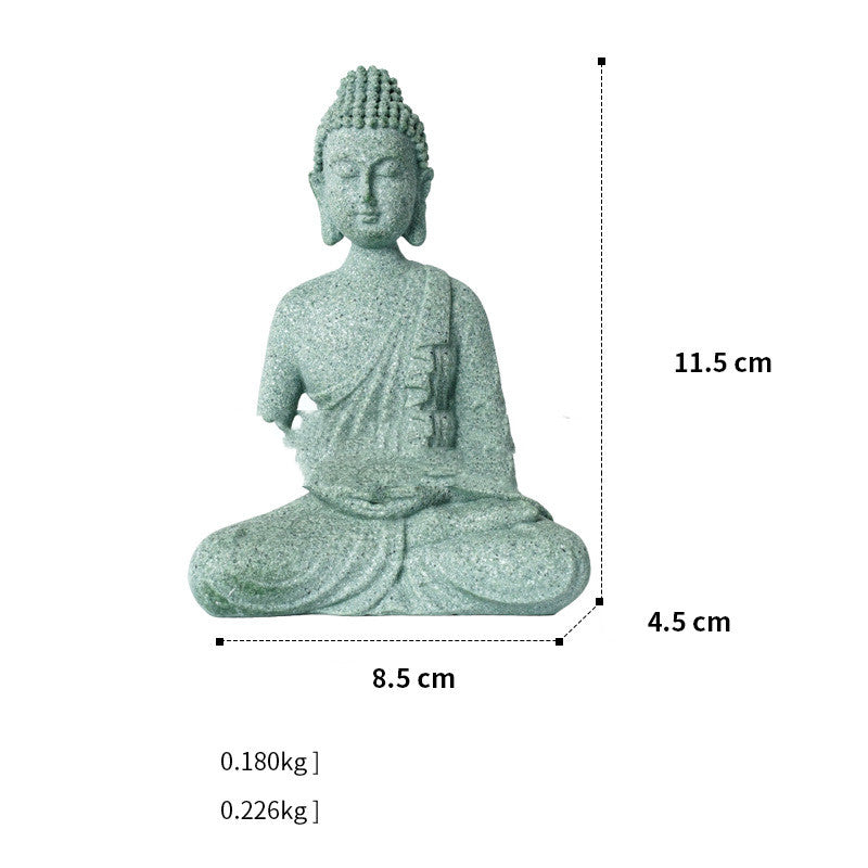 Chinese Stone Buddha Crafts Creative Ornament Home Decor - Minihomy