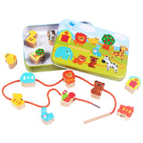 Children's Building Block Toys, Beaded, Beaded, Beaded, 1-2-3 Year Old Girl, One Or Two Years Old And A Half Baby Educational Toy