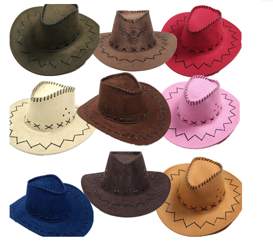 Western Cowboy Wide Brim Hat