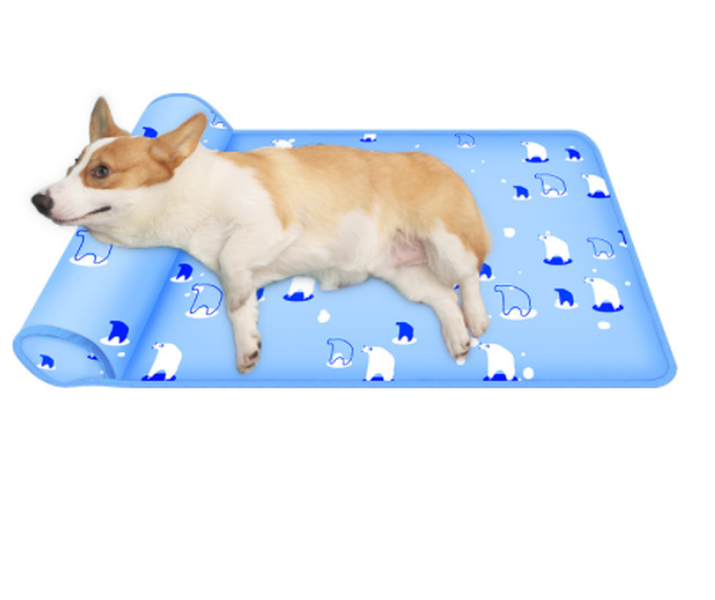 Breathable Ice Pad Washable Sofa Print Cooling Pet Dog Bed For Dogs - Minihomy