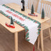 Christmas Table Flag Double Printing Snowman Table Mat - Minihomy