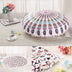 Colorful Mandala Floor Pillows Ottoman Round Bohemian Meditation Cushion Pillow Pouf - Minihomy