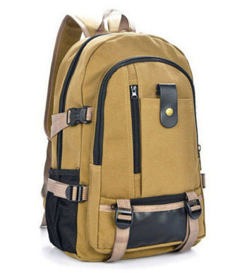 Men's Leisure Canvas Bag retro fashion school computer backpack