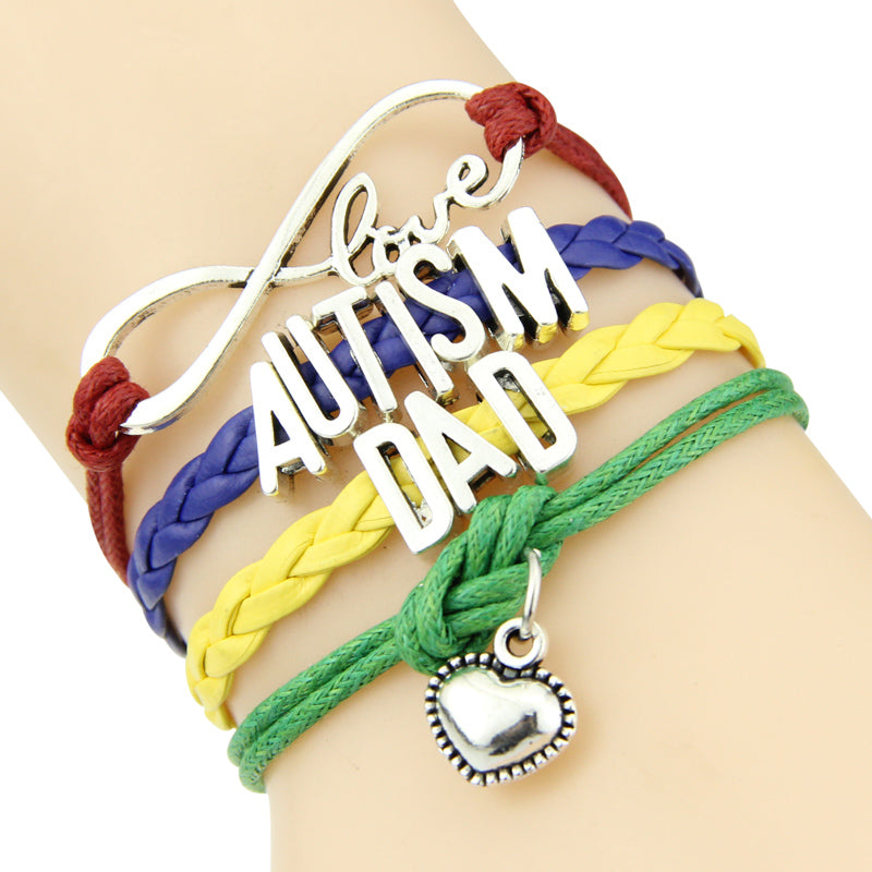 Autistic Patients Monogram Braided Bracelet - Minihomy