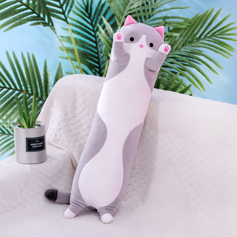 Long Cat Pillow Plush Toy Doll