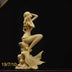 Poplar Carved Beauty Woman Ornament Handle - Minihomy