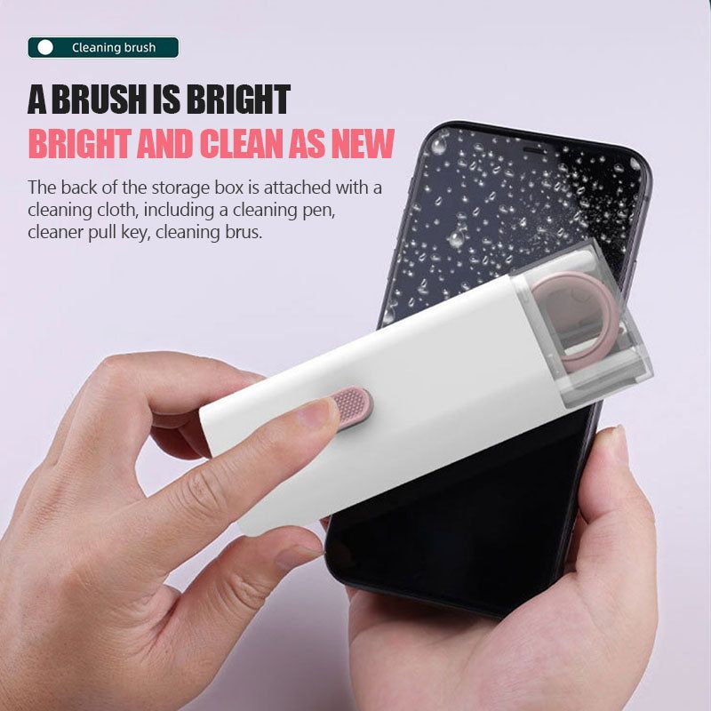 Multifunctional Bluetooth Headset Cleaning Pen Set Keyboard Cleaner Cleaning Tools Cleaner Keycap Puller Kit - Minihomy