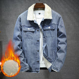 Mens Blue Padded Casual College Jacket - Minihomy