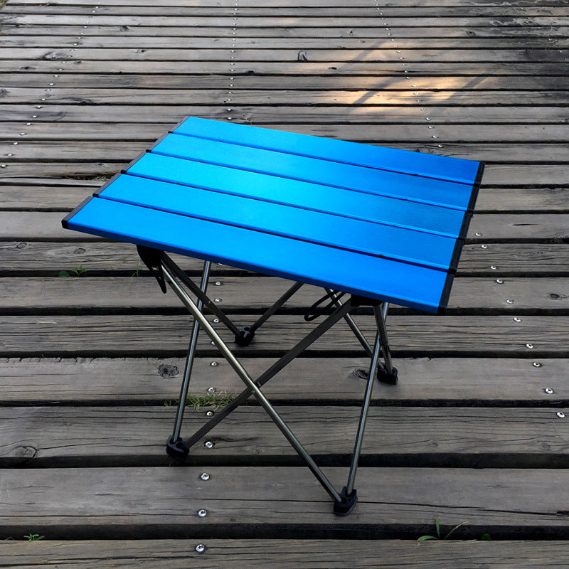 Outdoor mountaineering super alloy folding table