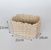 Nordic Wind Hand-woven Thick Cotton Rope Storage Basket