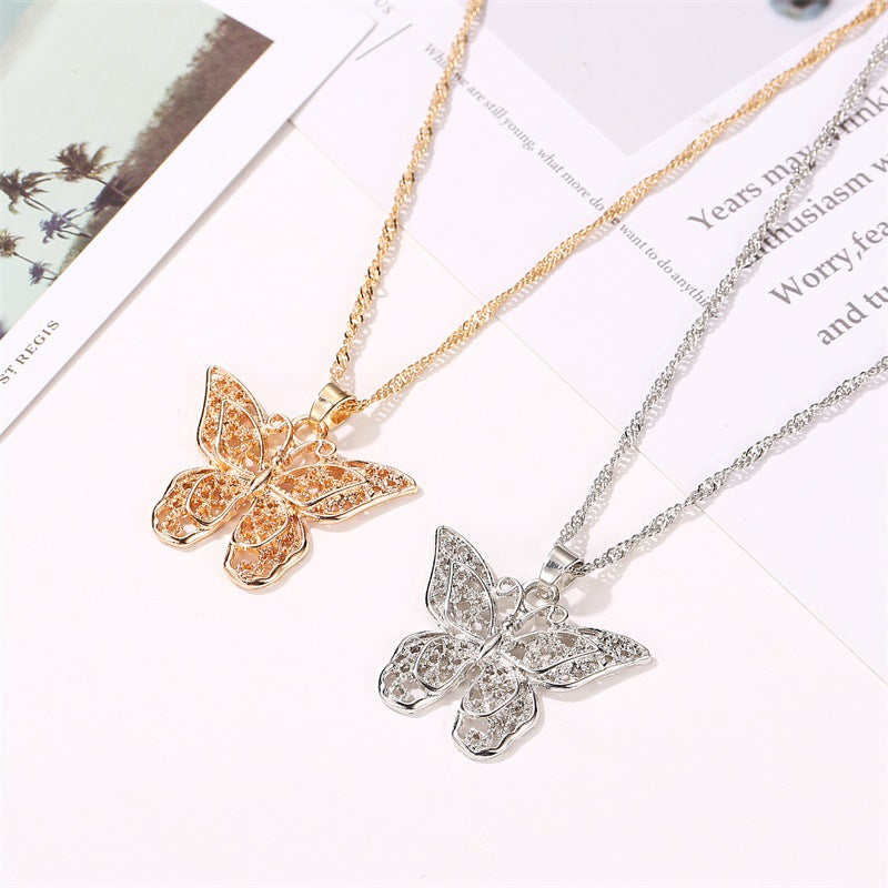 Butterfly Statement Necklaces Pendants - Minihomy