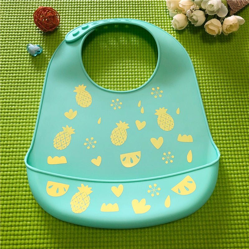 Baby Silicone Bib Three-dimensional Rice Bowl