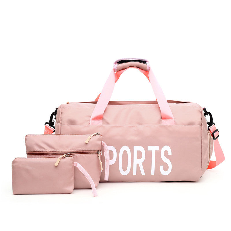 Nylon Independent Three Piece Sports Bag - Minihomy