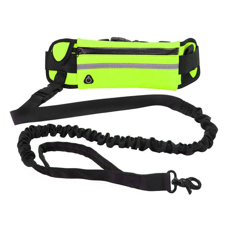 Hands Free Dog Leash: The Shock Absorbing Bungee Leash For Up To 180lbs Large Dogs - Minihomy