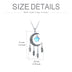 Sterling Silver Celtic Dream Catcher Necklace for Women Moon and Stars Necklace