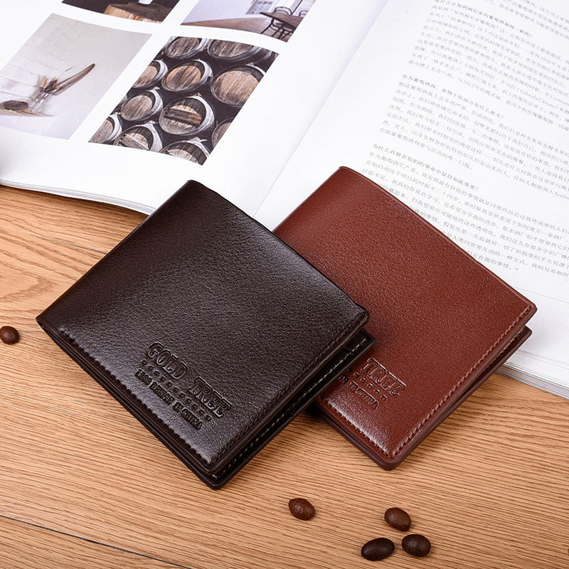 Men's Short Wallet Card Holder Change Cash Organizer Card Holder