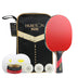 Double-sided anti-adhesive six-star table tennis racket - Minihomy