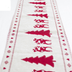 Christmas Elk Snowman Table Runner Merry Christmas Decorations - Minihomy