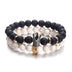 Fashion Lava Natural Stone Beads Bracelet For Women Men Man Crystal Crown Hand Bracelets Jewelry Mens Accessories - Minihomy