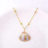 Phnom Penh Conch Shell Necklace - Minihomy