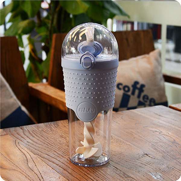 Kids Plastic Water bottles Protein Shaker Blender Bottles - Minihomy