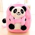 Cartoon panda plush children's school bag - Minihomy