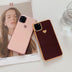 Luxury plating love phone case - Minihomy