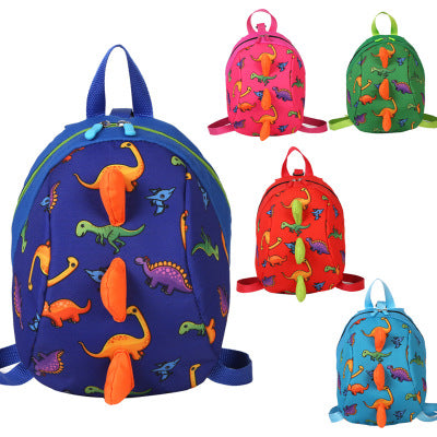 Children Cute Cartoon Dinosaur Plush Backpack