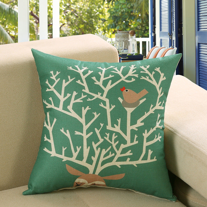 Printed Sofa Cushion Cover - Home Decoration