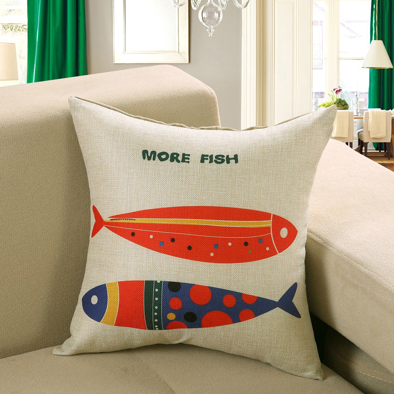 Printed Sofa Cushion Cover - Home Decoration