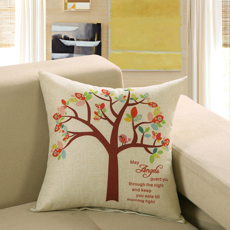 Printed Sofa Cushion Cover - Home Decoration