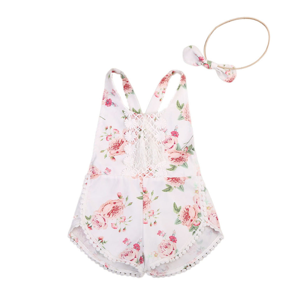 Baby Clothing Newborn Kid Baby Girl Floral Romper Clothes