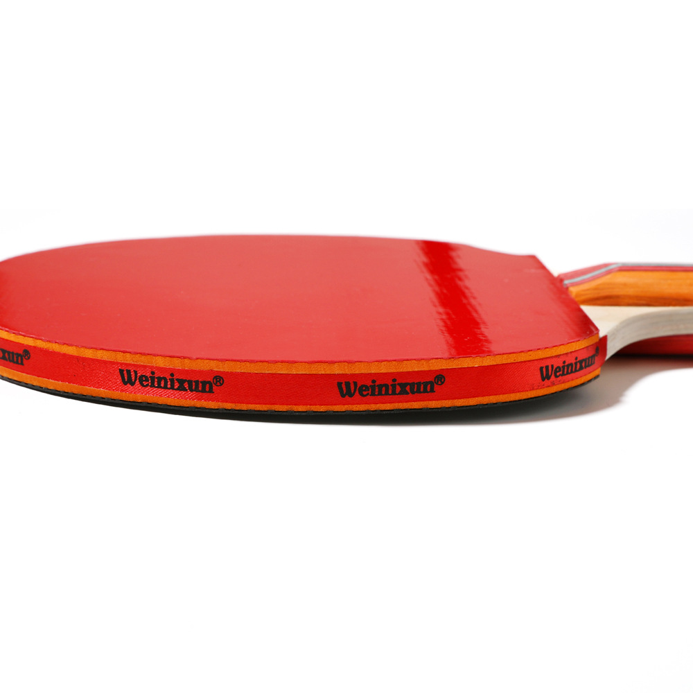 Double reverse rubber horizontal racket ping pong racket