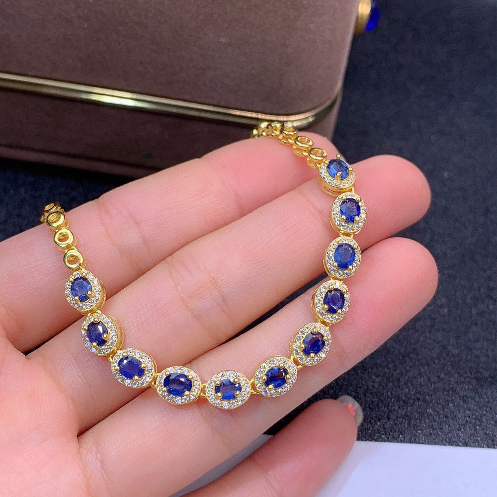 Natural Sri Lanka Sapphire Bracelet Crystals - Minihomy