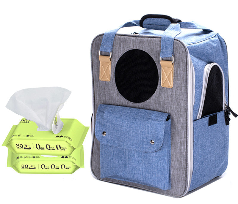 Outdoor Portable Summer Breathable Large-capacity Canvas Backpack Space Capsule - Minihomy