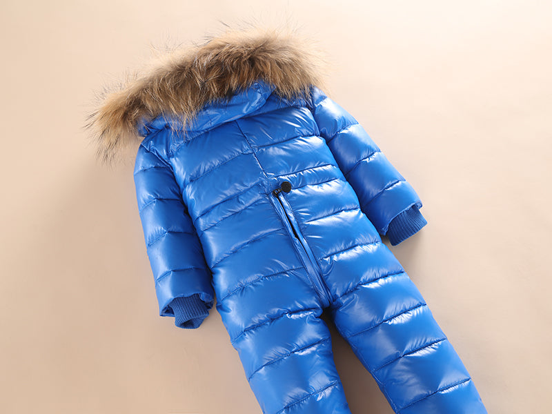 Children's Thick And Warm One-piece Down Jacket - Minihomy