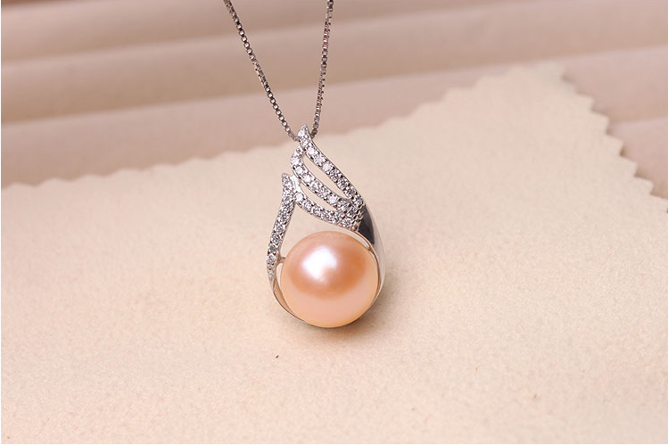 Pearl Freshwater Pendant Earring Ring three piece set - Minihomy