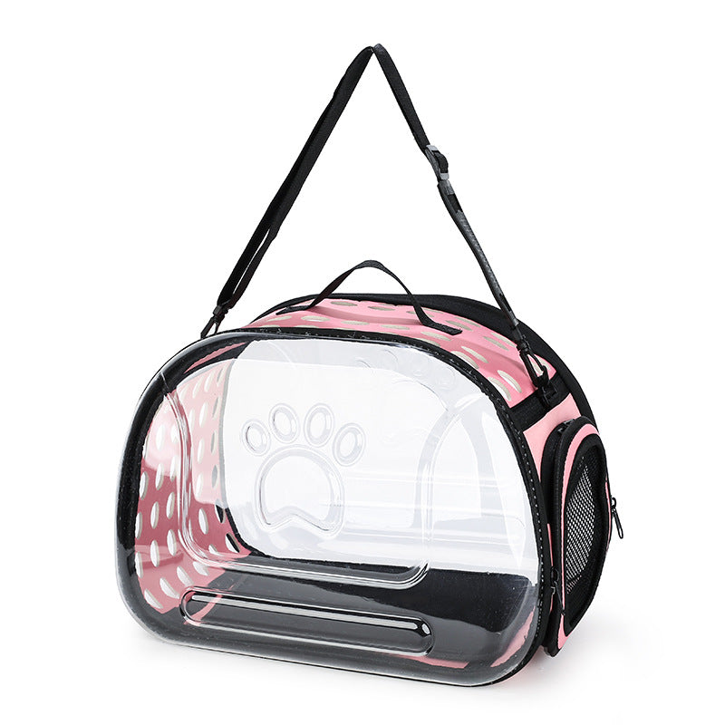 Portable Pet Cat Full Transparent School Bag - Minihomy