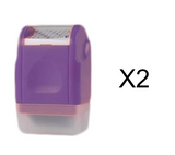 Mini Roller stamp self-Inking Stamp Messy Code Security Identity Theft Protection Seal - Minihomy