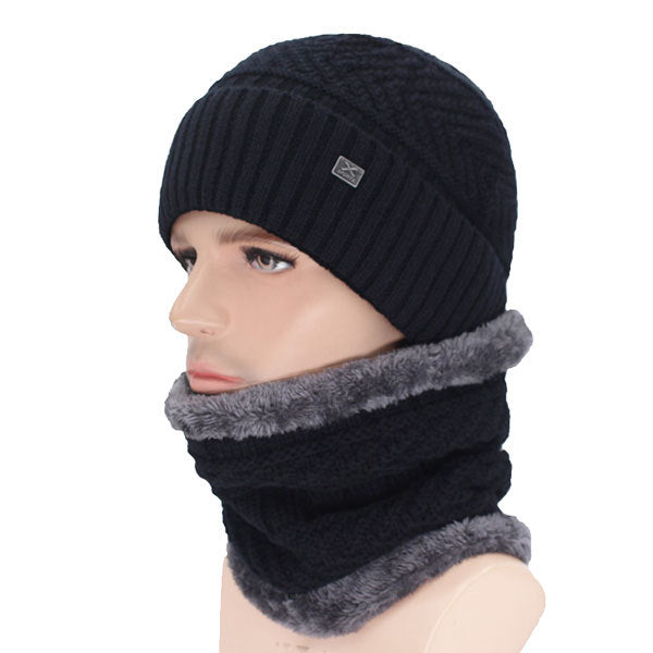 Hat Autumn and Winter Knitted Woolen Hat