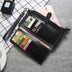 Women's long simple multifunctional hand clasp zipper zipper multi Card Wallet students